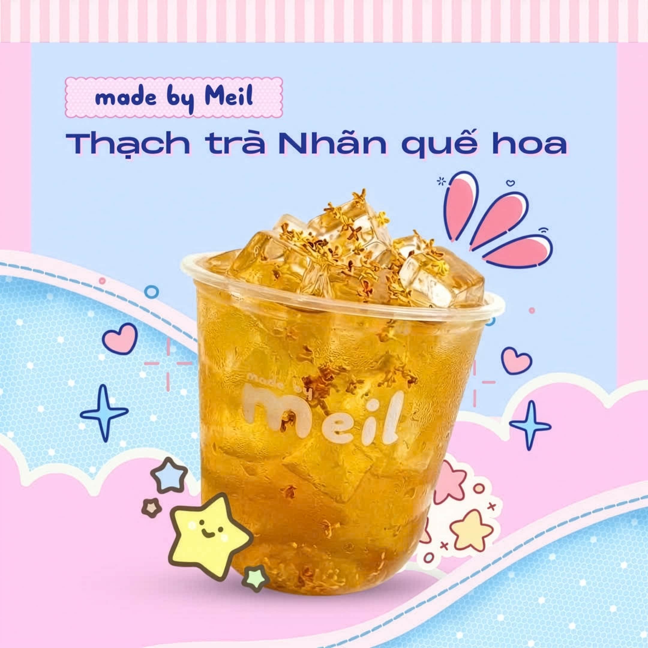 Thạch Trà Nhãn Quế Hoa