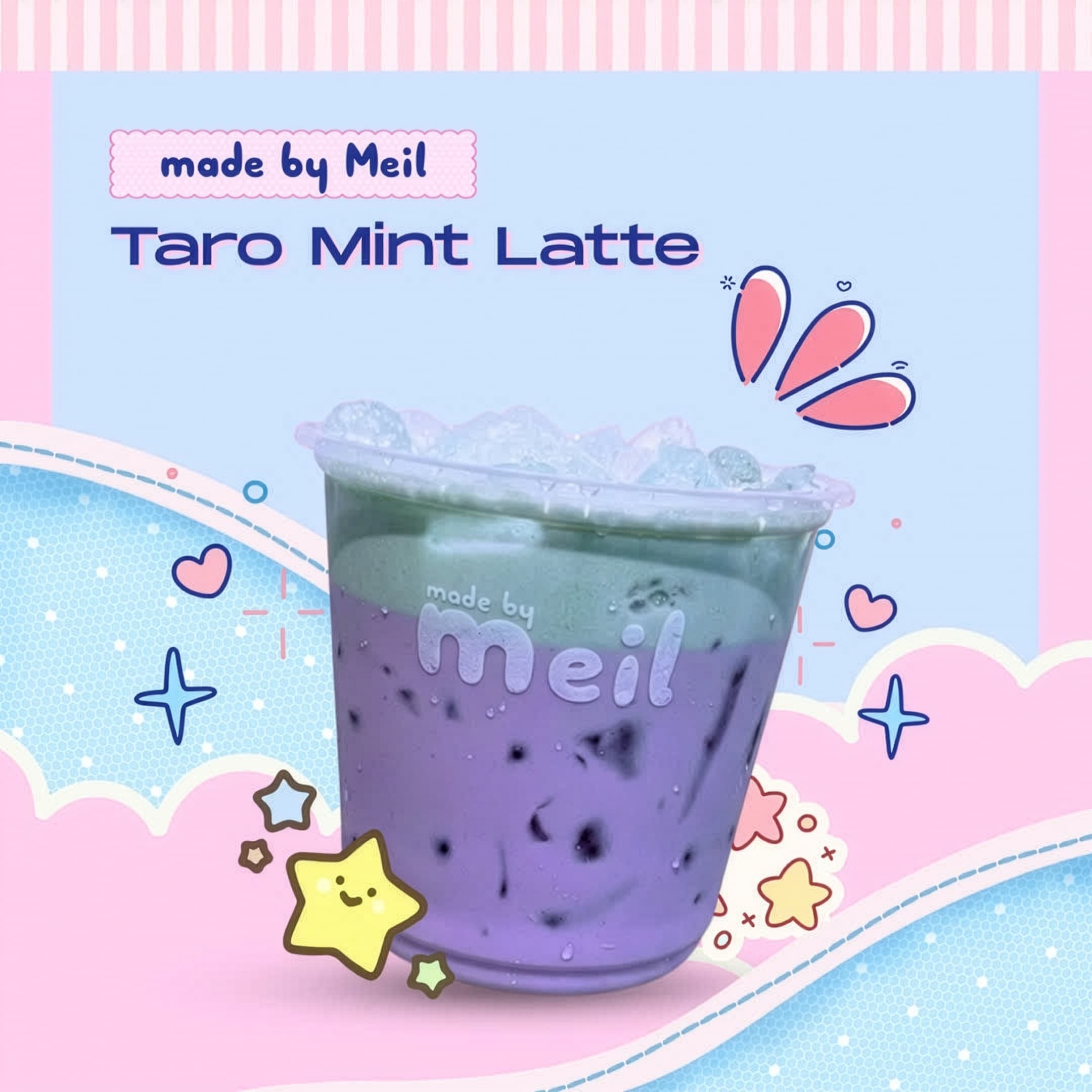 Taro Mint Latte